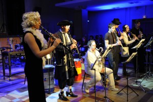 L'ensemble de clarinettes à la salle des fêtes en 2013